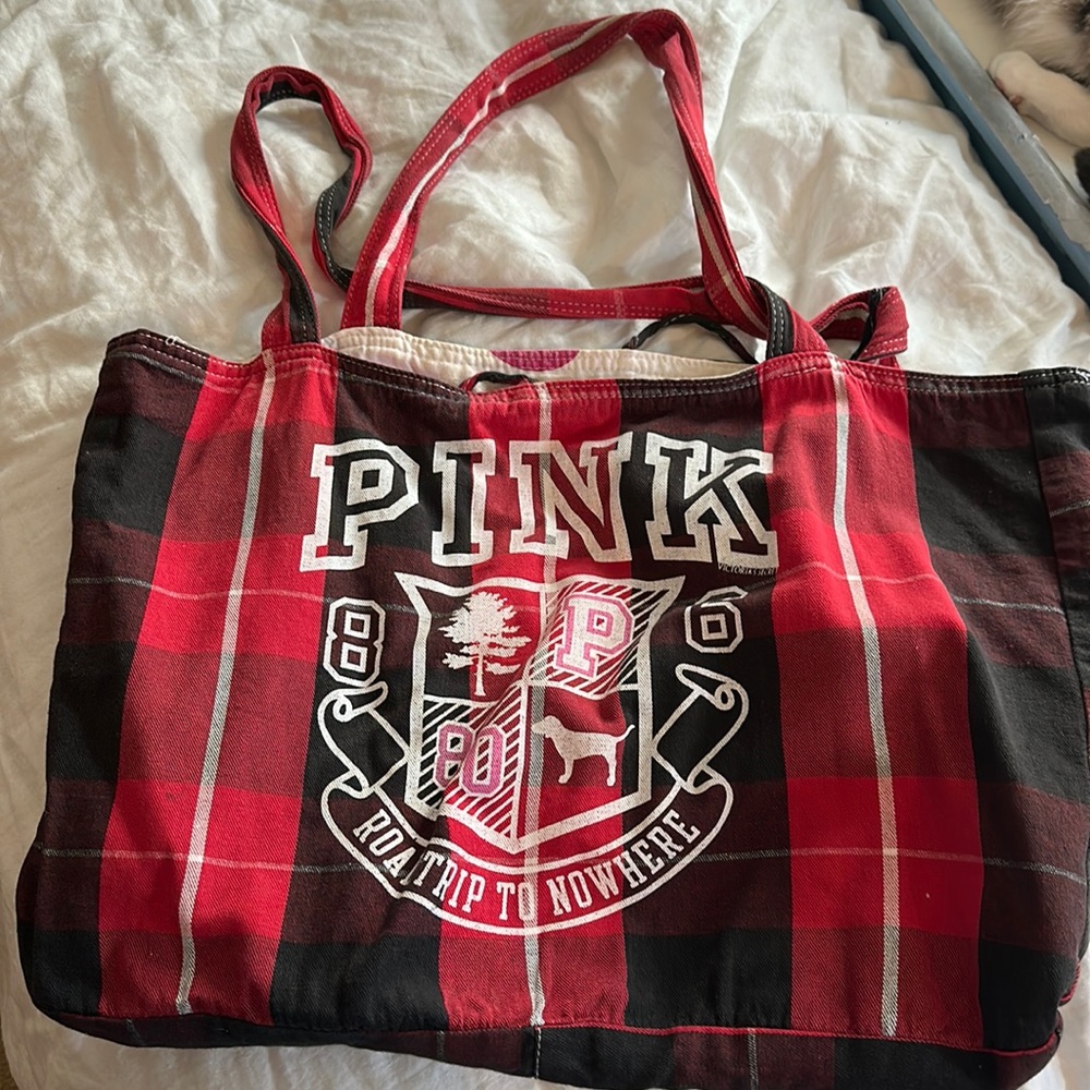 VS Pink Vintage reversible tote